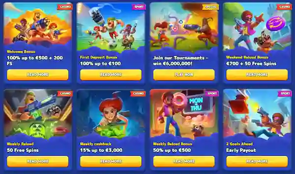 Sportwetten bei Pistolo Casino